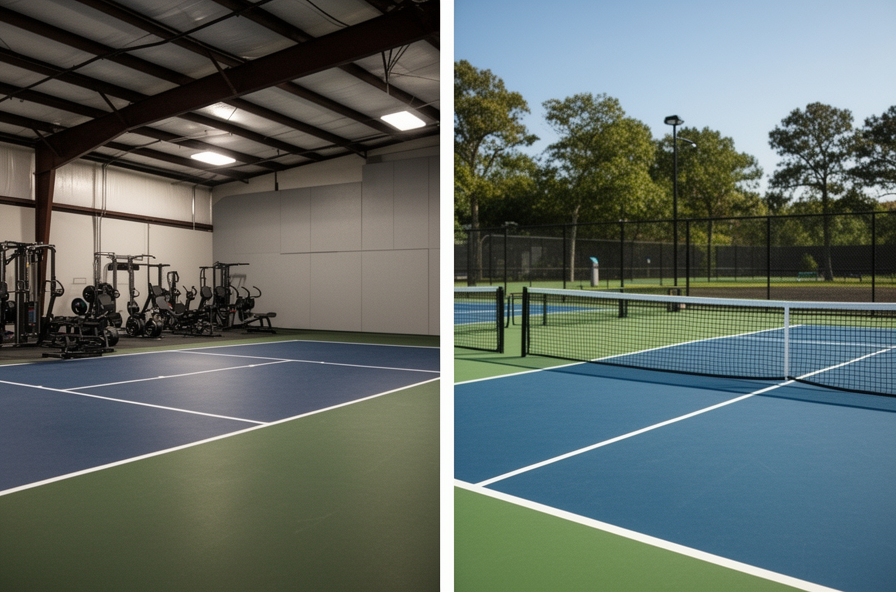 indoor vs outdoor pickleball